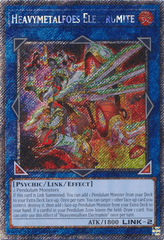 Heavymetalfoes Electrumite - RA04-EN292 - (Platinum Secret Rare) - 1st Edition